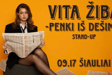 ŠIAULIAI | VITA ŽIBA STAND-UP “5 iš 10” - Event image