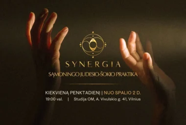 SYNERGIA: sąmoningo judesio-šokio reguliarūs užsiėmimai - Renginio paveikslėlis