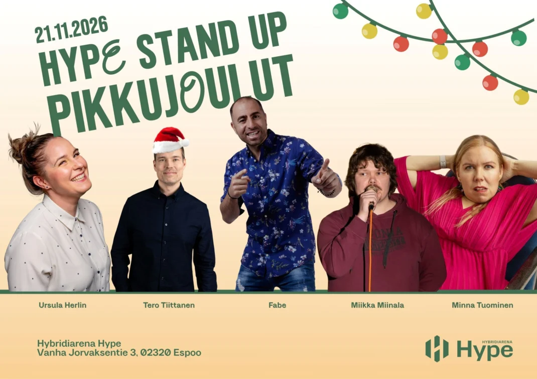 Hype Stand Up pikkujoulut - Renginio paveikslėlis 3