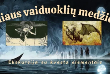 VILNIAUS VAIDUOKLIŲ MEDŽIOKLĖ – ekskursija ne siplnų nervų žmonėms su kvesto elementais - Renginio paveikslėlis