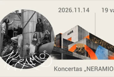 KUFA RUDENS MARATONAS 2026 | Koncertas ”Neramios” - Renginio paveikslėlis