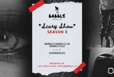 Babble Dinner Club | Scary Show | 10.30 - Renginio paveikslėlis