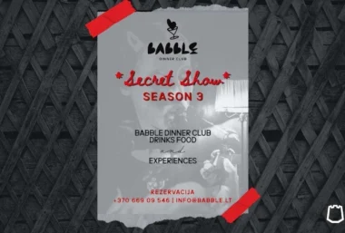 Babble Dinner Club | Secret Show | 10.10 (SOLD OUT) - Evenemangsbild