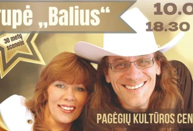 Grupė Balius kviečia švęsti kartu Pagėgiuose! - Renginio paveikslėlis