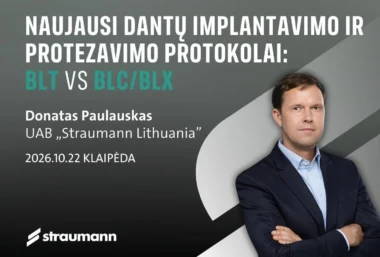 K10428 Naujausi dantų implantavimo ir protezavimo protokolai: BLT vs BLC/BLX - Renginio paveikslėlis