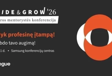 Karjeros mentorystės konferencija GUIDE & GROW ’26 - Sündmuse pilt