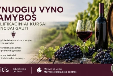 Kvalifikaciniai kursai Vynuogių vyno gamybos licencijai gauti - Immagine dell’evento