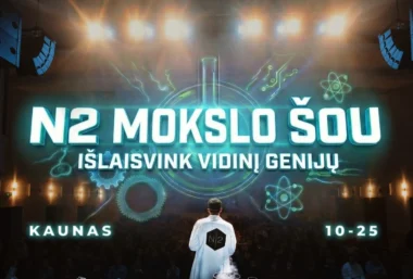 N2 MOKSLO ŠOU KAUNE antras seansas - Pasākuma attēls