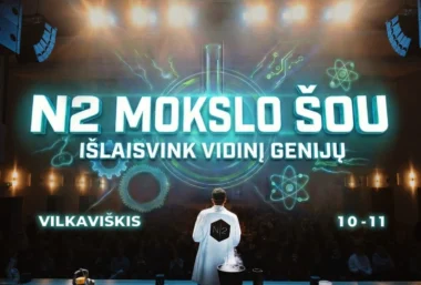 N2 MOKSLO ŠOU VILKAVIŠKYJE - Event image