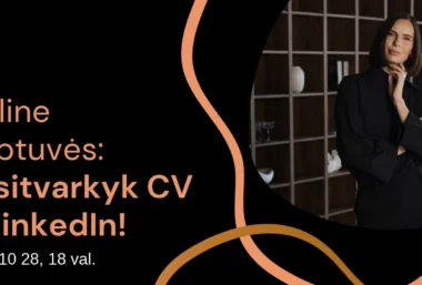 Online dirbtuvės: Susitvarkyk CV ir LinkedIn profilį! - Renginio paveikslėlis