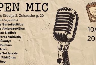 Open mic Alaus Studija - Renginio paveikslėlis