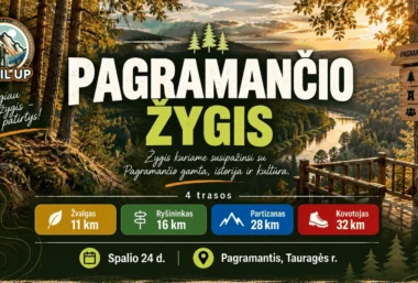 Pagramančio žygis su „Trail Up” 2026 - Renginio paveikslėlis