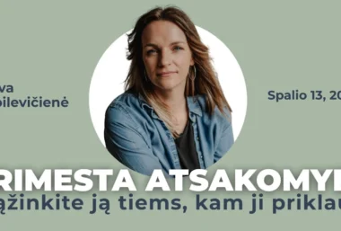 Grąžinti atsakomybę: kaip nustoti nešti tai, kas ne jūsų - Imagen del evento