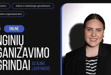 Renginių organizavimo pagrindai I Online mokymai - イベント画像