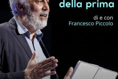 Francesco Piccolo La sera della prima - Evenemangsbild
