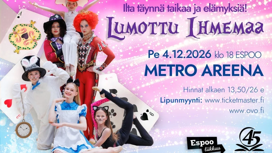 Lumottu Ihmemaa – Olarin Voimistelijoiden 45v juhlanäytös - Renginio paveikslėlis 2
