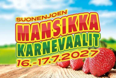 Suonenjoen Mansikkakarnevaalit ’27 Lauantai 17.7. - Renginio paveikslėlis