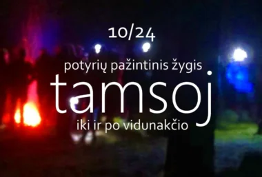 Potyrių žygis TAMSOJ - Renginio paveikslėlis