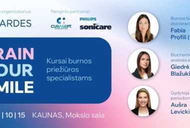 „TRAIN YOUR SMILE“ kursai burnos priežiūros specialistams - Renginio paveikslėlis