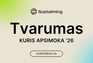 KONFERENCIJA „TVARUMAS, KURIS APSIMOKA ’26“ - Renginio paveikslėlis