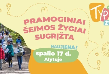 TYP TOP pramoginis šeimos žygis Alytuje - Sündmuse pilt